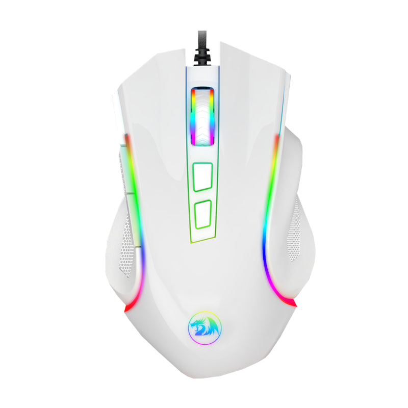 Redragon Griffin 7200DPI Gaming Mouse - White