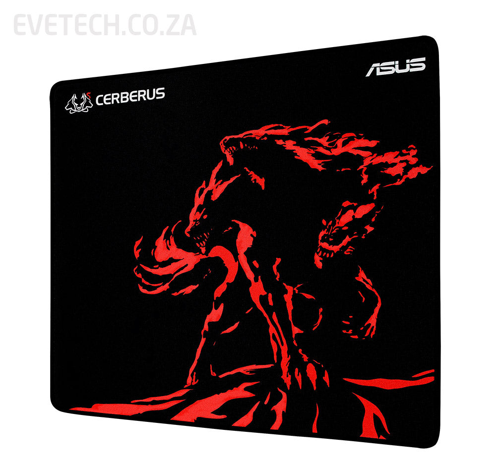 ASUS Cerberus Mat Plus Gaming Mousepad - Black/Red
