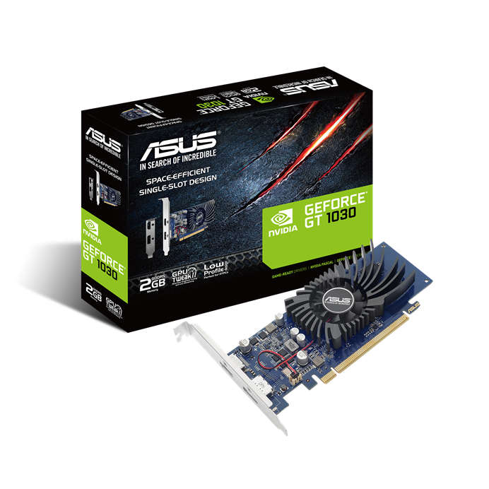 ASUS GeForce® GT 1030 2GB GDDR5; 2xHDMI