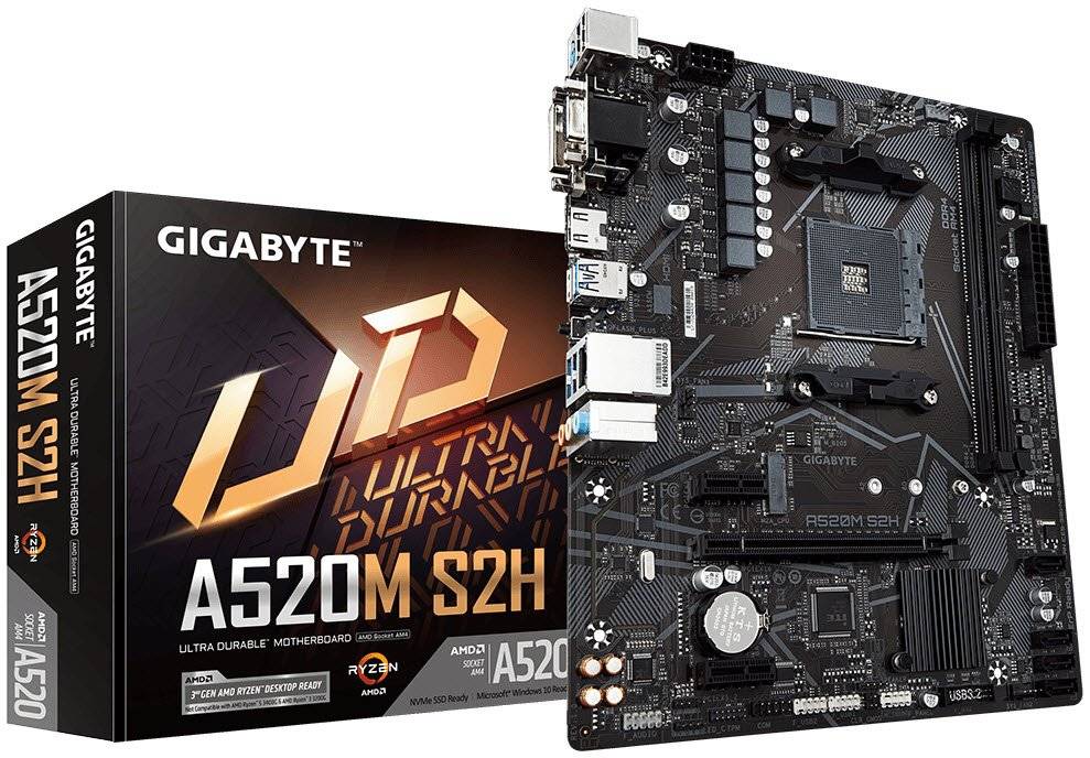 GIGABYTE AMD A520 Chipset for 3rd Generation AMD Ryzen⢠processors