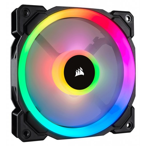 Corsair CO-9050071-WW LL120 Dual Light Loop RGB LED 120mm PWM Case Fan