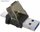 PQi Connect312 Flash Drive type micro-reader for miCroSDHC/SDXC, with USB 3.1 (type-A + type-C) dual connectors