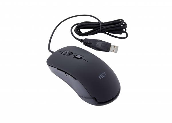 RCT CT12-1 Optical USB Gaming Mouse - Black