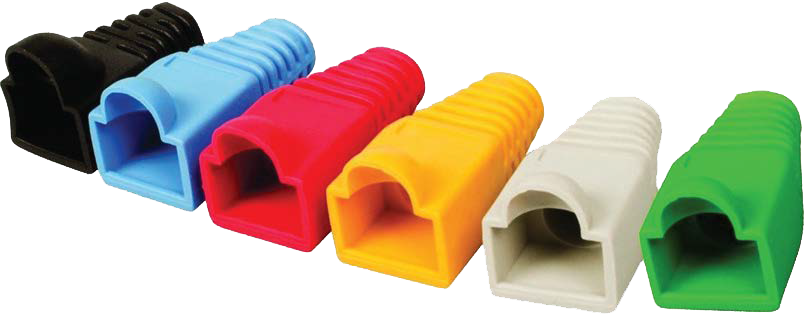 RCT- CAT5 BOOT SLEEVES RJ45 50PCS