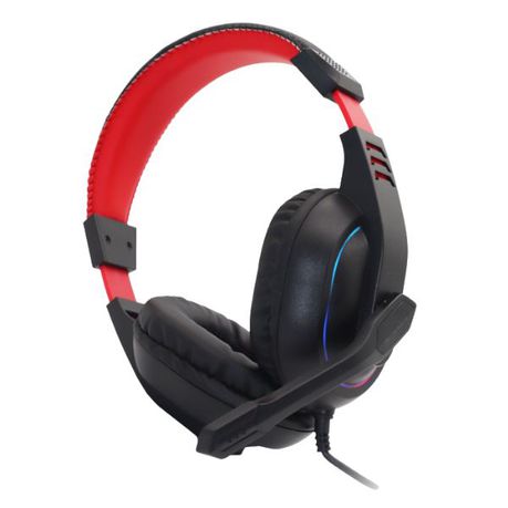 REDRAGON Over-Ear ARES Aux RGB Gaming Headset - Black