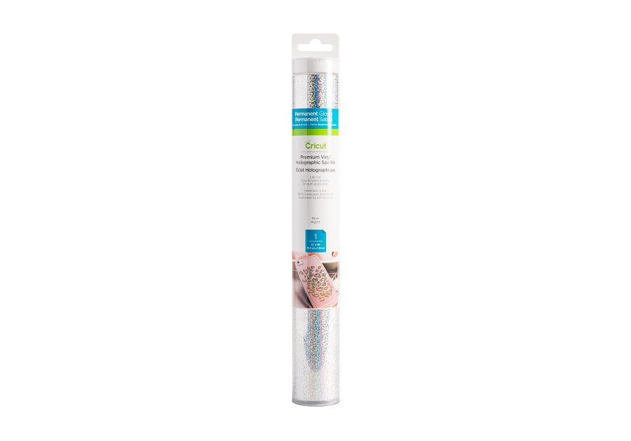 2006483 - CRICUT PREMIUM VINYL HOLO SPARKLE SILVER 12X48