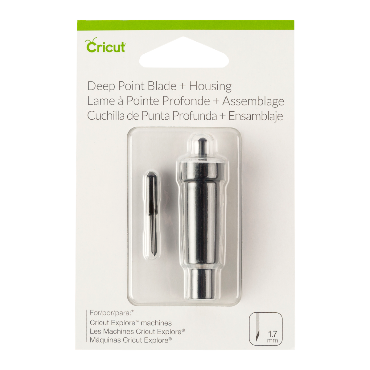 2002293 - Cricut Explore/Maker Deep-Point Blade with Housing.