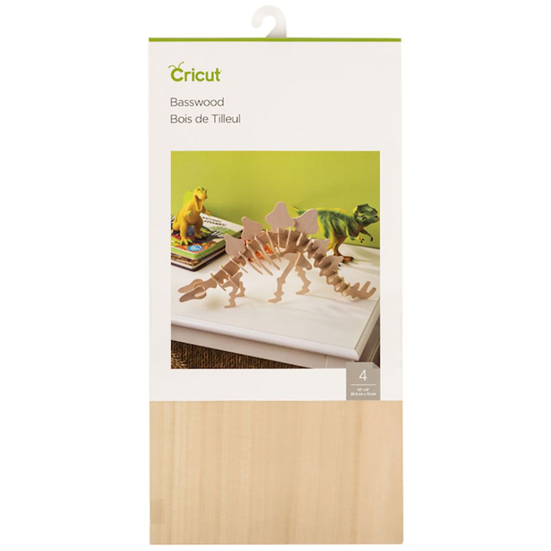 2006255: Cricut Basswood 4 sheets 12'' x 6'' (30.5 cm x 15 cm)