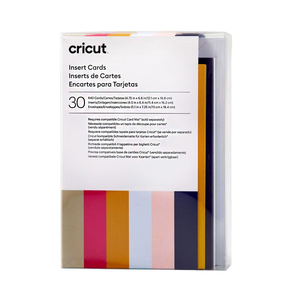 2009469 - Cricut Insert Cards Sensei R40 (12;1 Cm X 16;8 Cm) 30-Pack