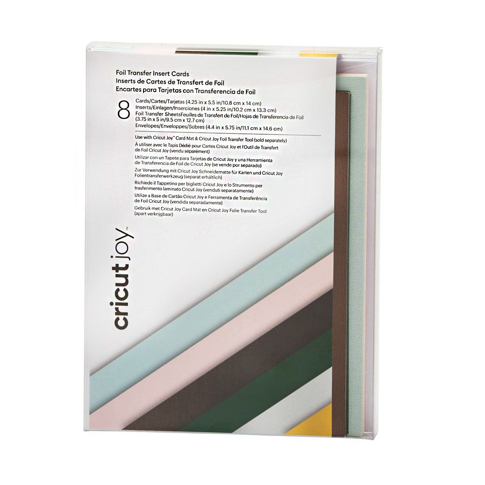 2009206 - Cricut Insert Cards Foil Forest R20 (10;8 Cm X 14 Cm) 8-Pack