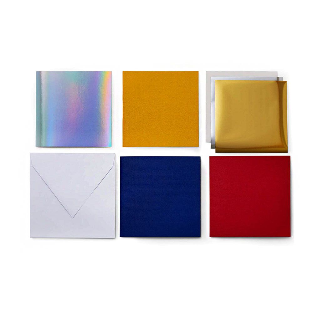 2009478 - Cricut Insert Cards Foil Celebration S40 (12;1 Cm X 12;1 Cm) 14-Pack