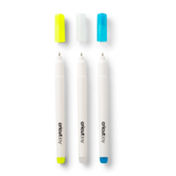 2009381 - Cricut Joy Opaque Gel Pens white; blue and yellow