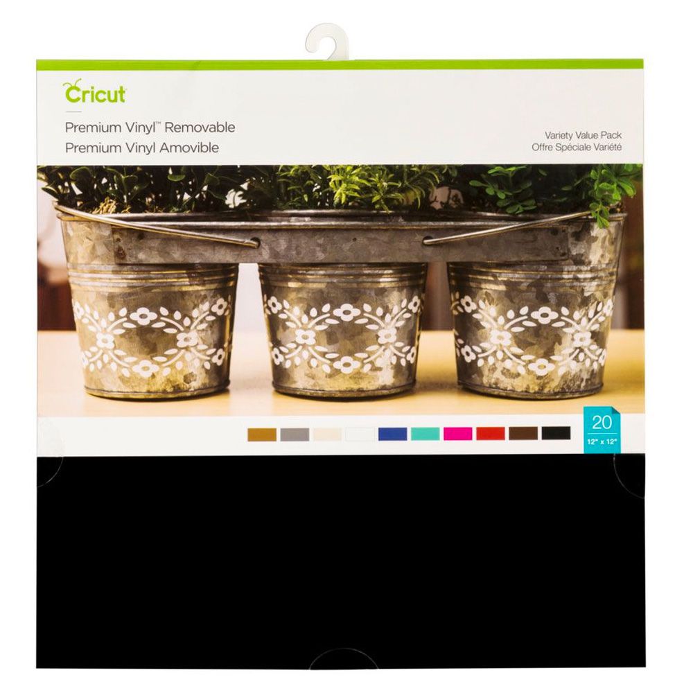 2004330 - CRICUT PREMIUM VINYL VARIETY VL PK (20)