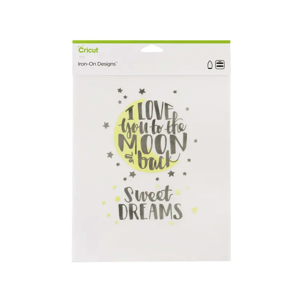 2004995 - CRICUT IRON ON DESIGNS LOVE YOU TO THE MOON 8.5X12