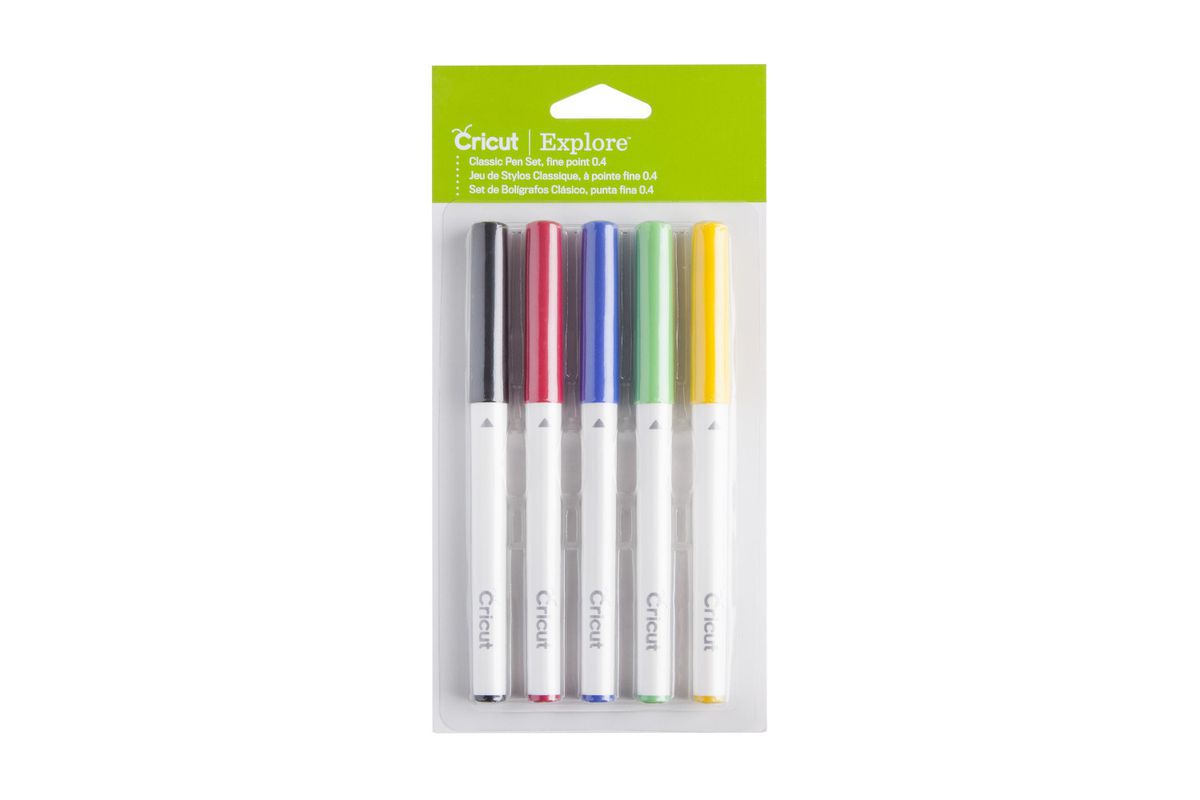 2007635 - Cricut Explore/Maker Fine Point Pen Set 5-pack (Classics)