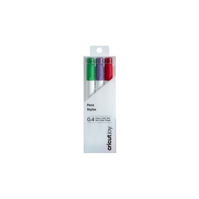 2007077: Cricut Joy Fine Point Pen Set 3-pack (Red; Green; Violet)