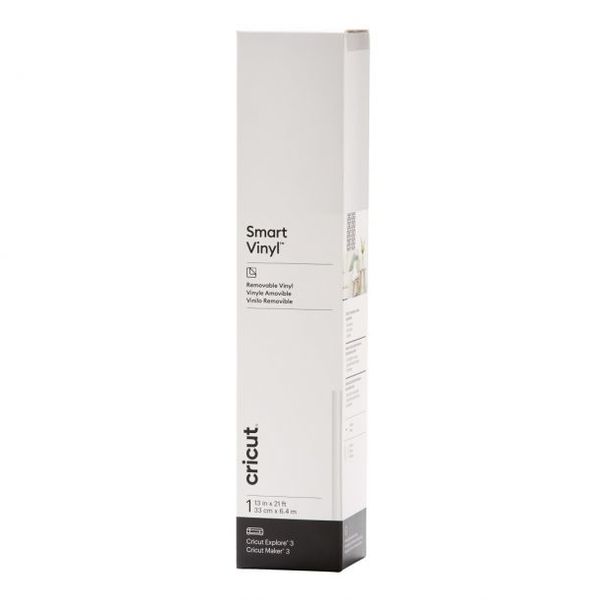 2008649: Cricut Smart Vinyl Removable 33X640Cm 1 Sheet (White)