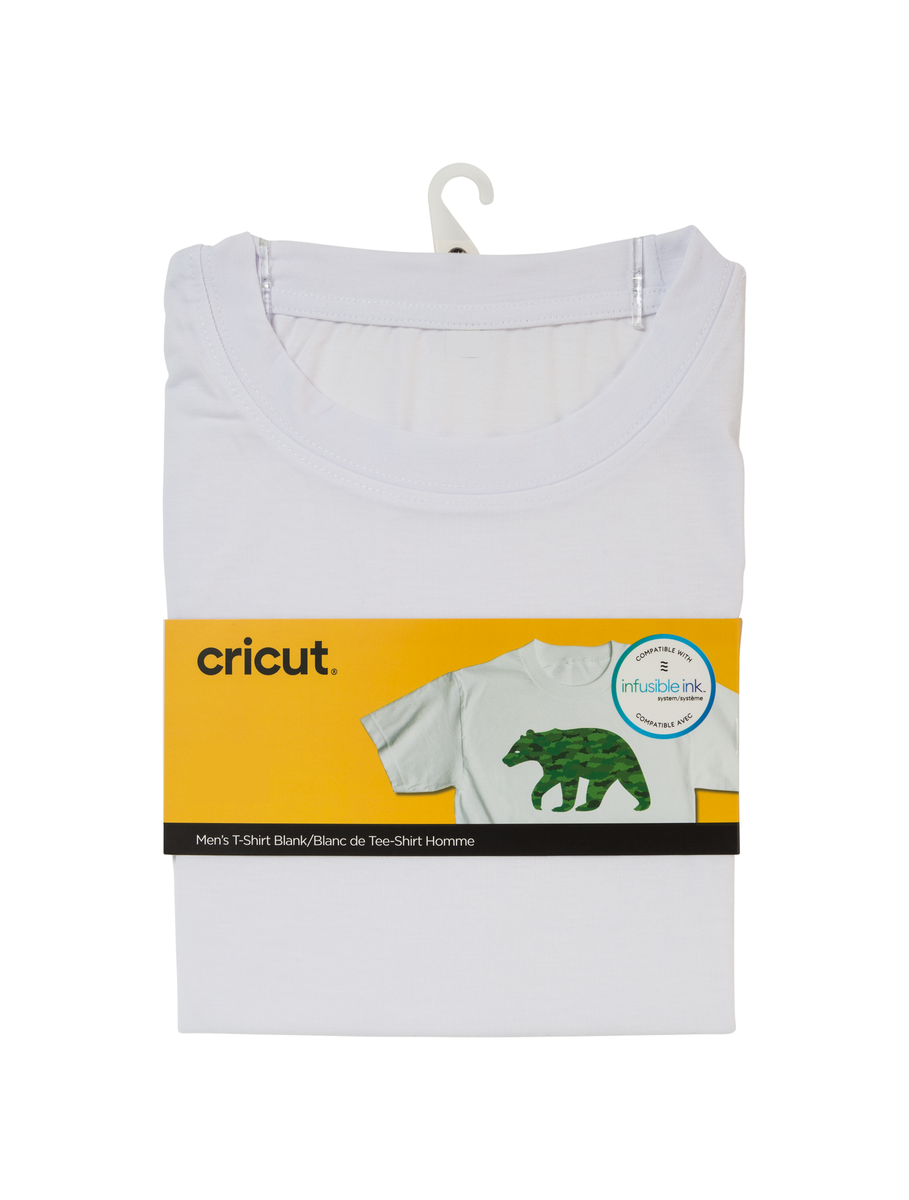 2007904: Cricut Infusible Ink Men's White T-Shirt (XL)