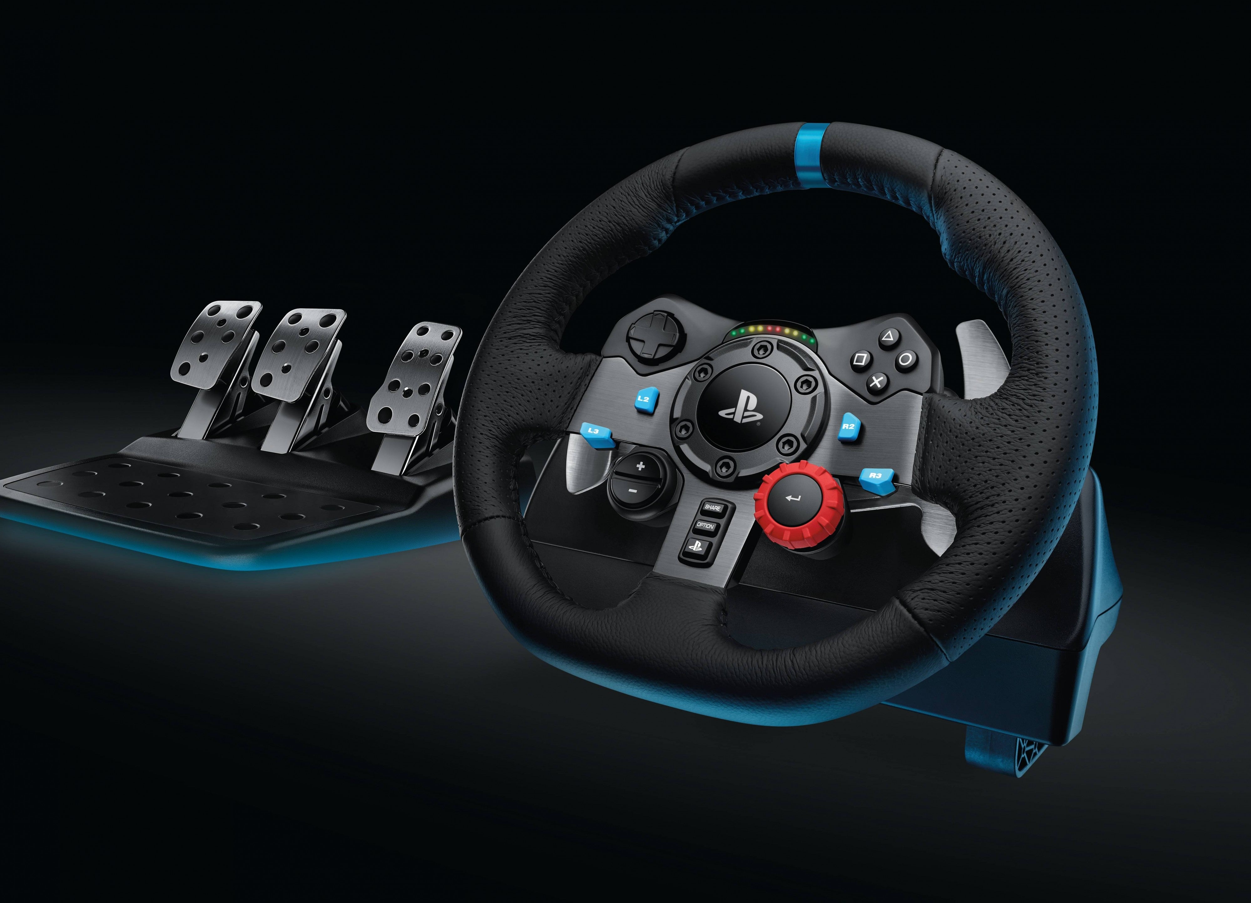 Logitech G29 Driving Force Racing Wheel (PS5, PS4, PS3 & PC)