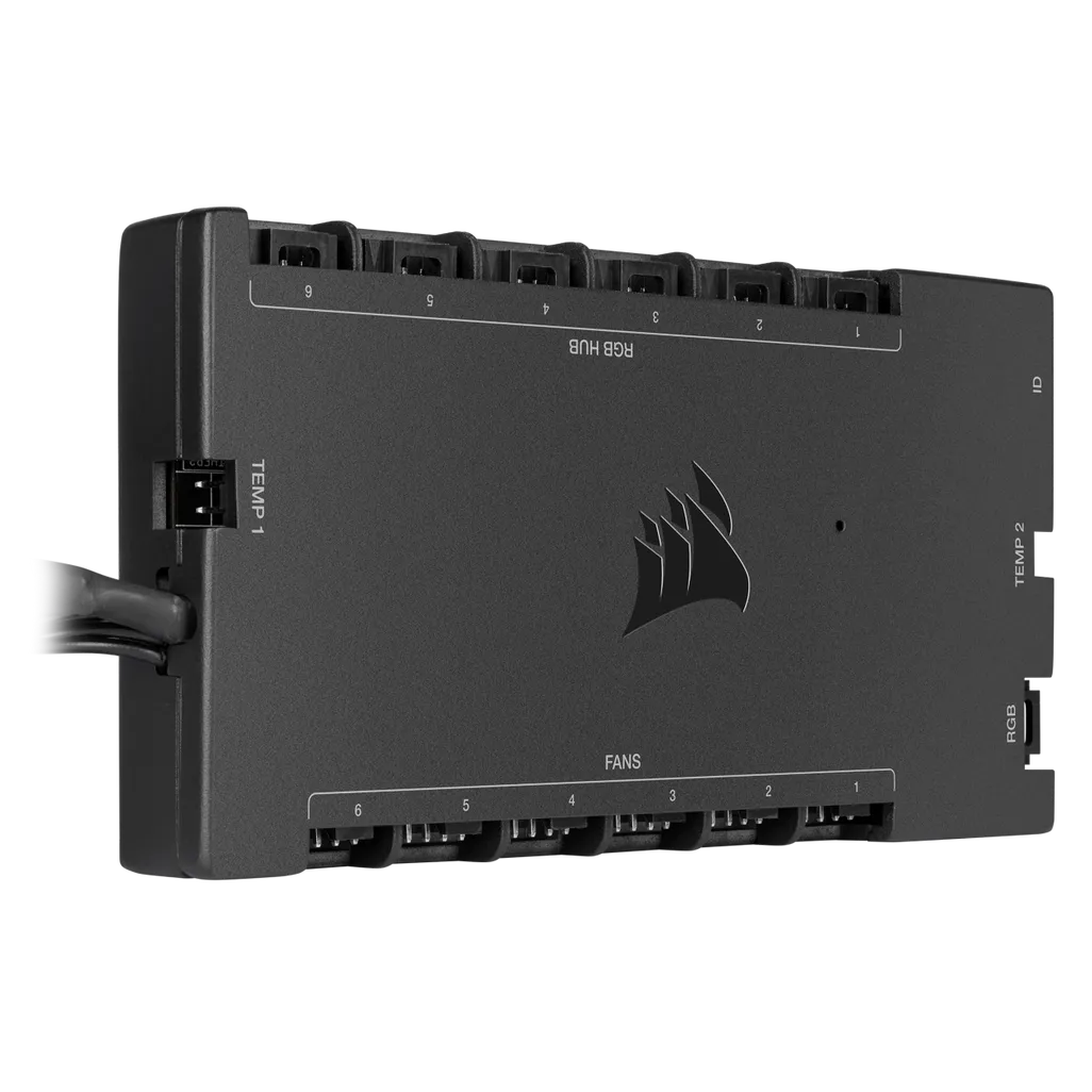 CORSAIR iCUE Commander CORE XT - Digital Fan Speed and RGB Lighting Controller.  6x Fan; 6x RGB