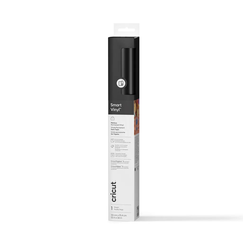 2011314 - Cricut Smart Vinyl Permanent 33x91cm 1 sheet (Black)
