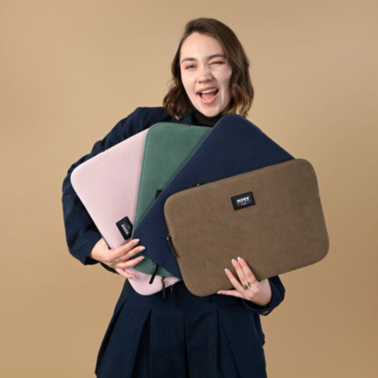 PORT MILANO II ECO laptop sleeve 16" Navy Blue-4