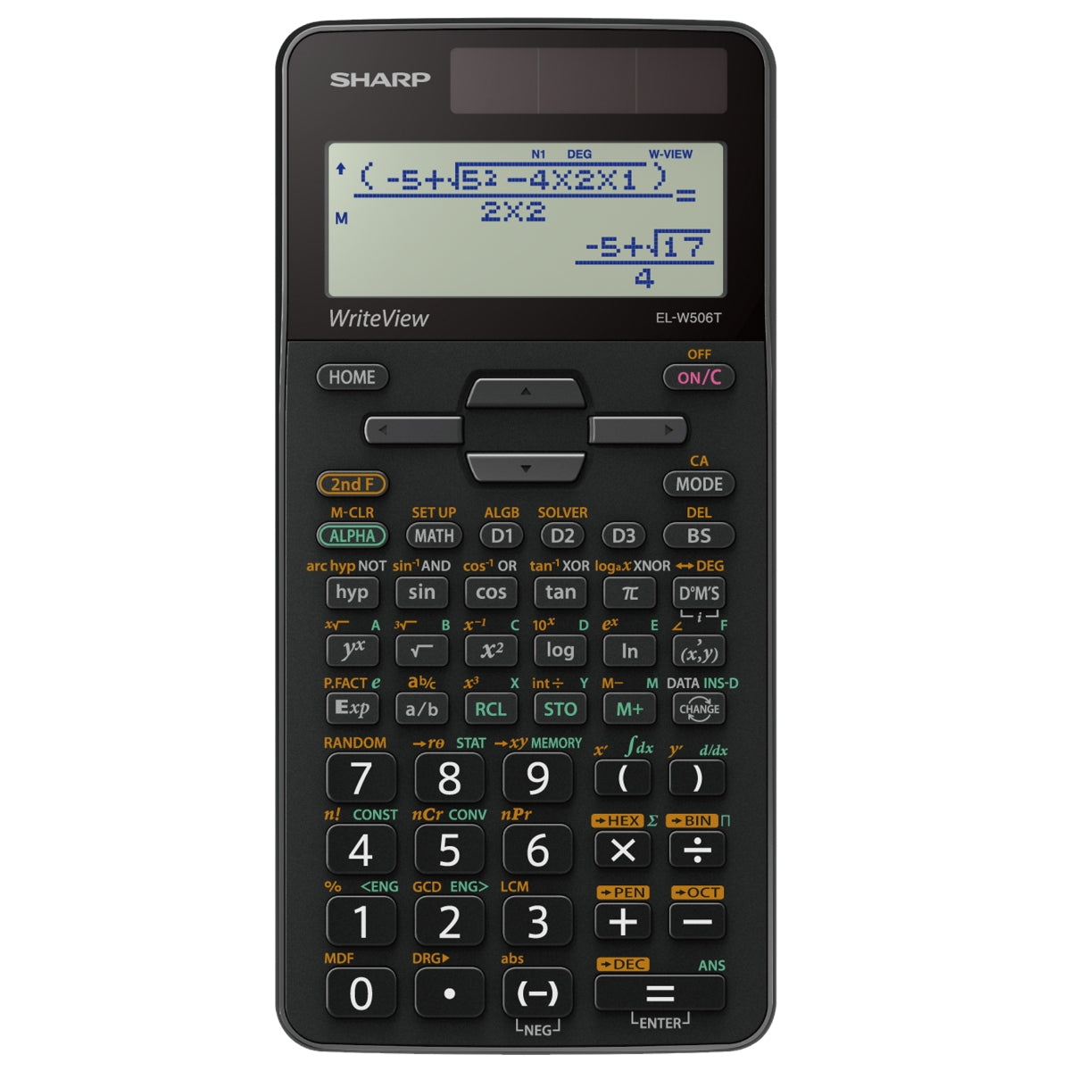 Sharp EL-W506T-BGY Scientific Calculator - 640 functions-0