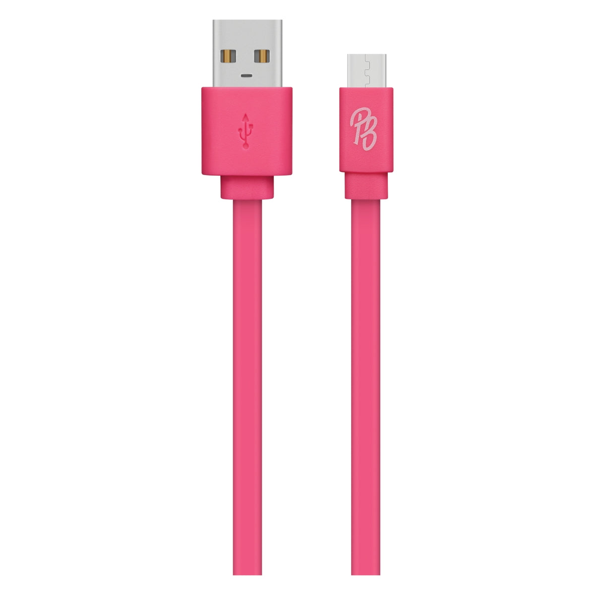 Pro Bass Energize series Packaged Micro USB Cable- Pastel Pink 1.2m-0