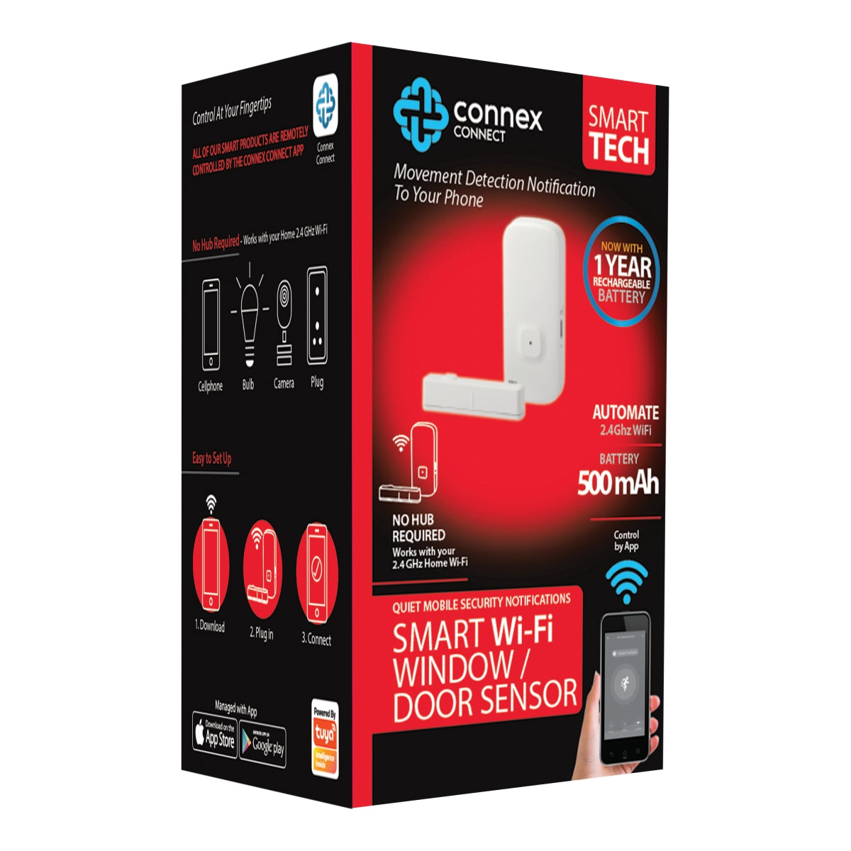 Smart WiFi Door Window Sensor Recharge-0