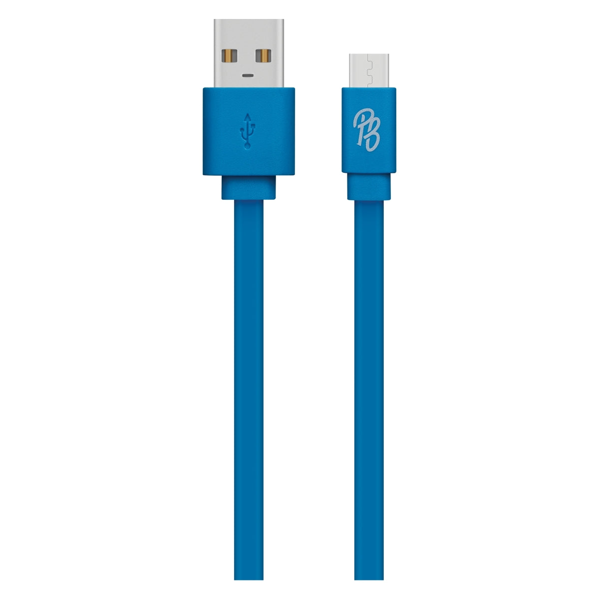 Pro Bass Energize series Packaged Micro USB Cable- Blue 1.2m-0