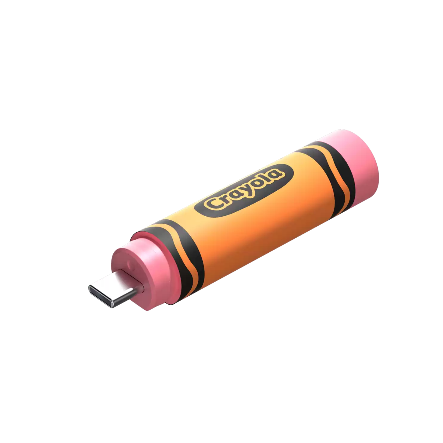 SanDisk Crayola USB-C Flash Drive - Mango Tango 64GB Up to 300MB/s-0