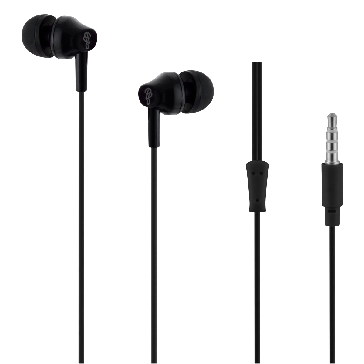 Pro Bass Genesis series Packaged Aux earphone No Microphone- Black-0