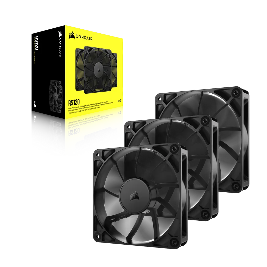 CORSAIR RS120 120mm PWM Fans Triple Pack