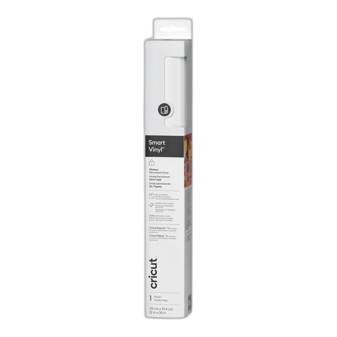 2011315: Cricut Smart Vinyl Permanent 33x91cm 1 sheet (White)