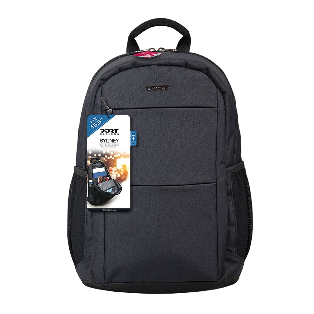 Port Sydney Black 15.6" Backpack