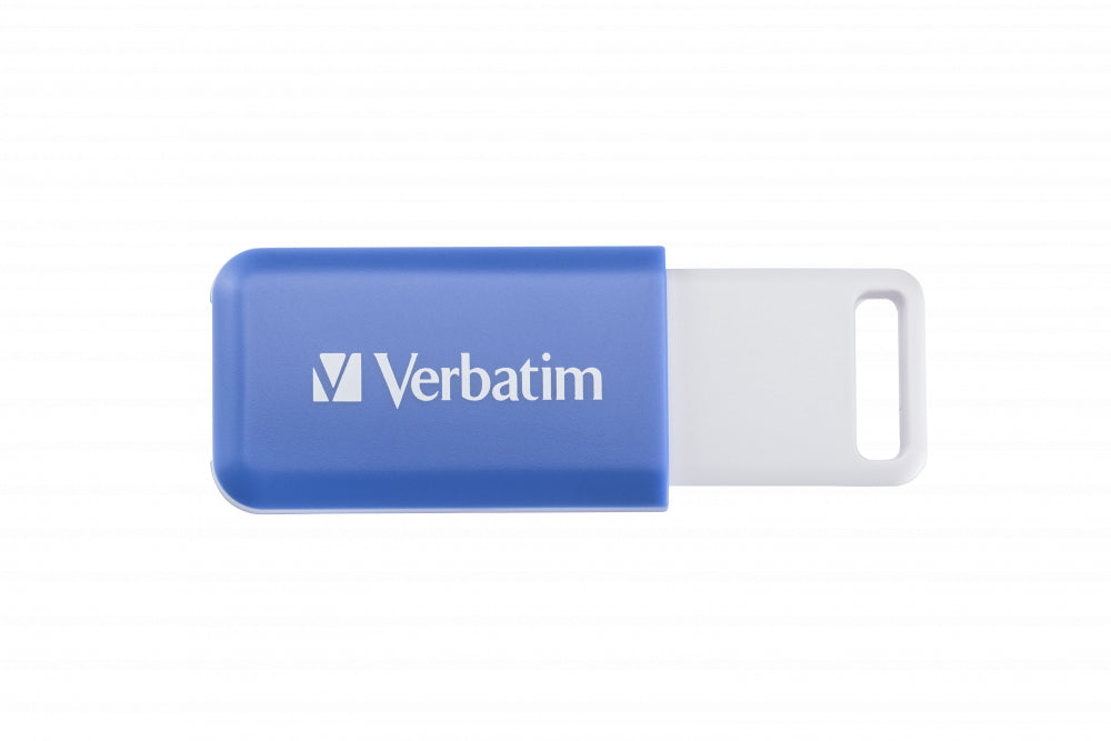 Verbatim Databar USB 2.0 Drive Blue 64GB Black-0
