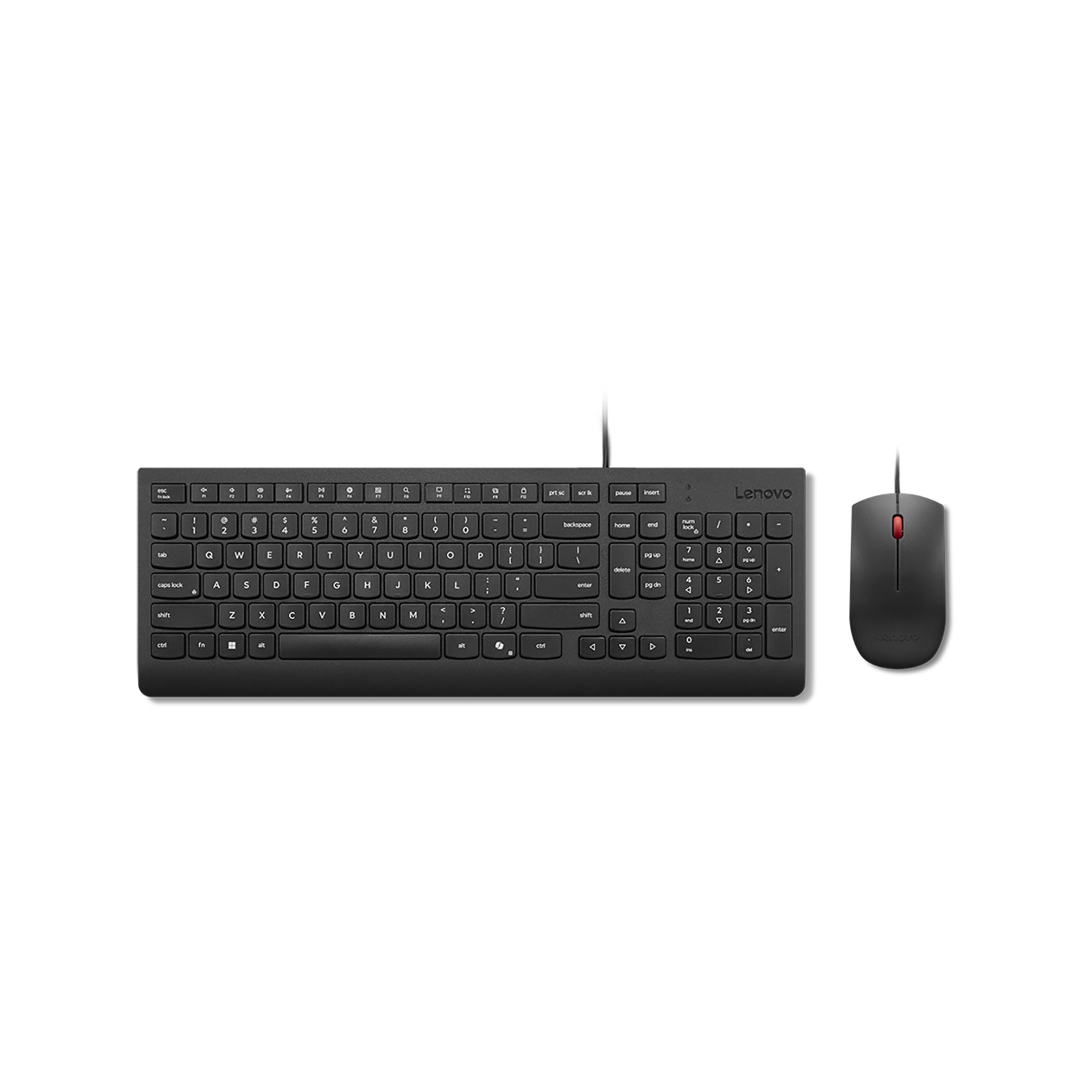 Lenovo Essential AI Wired Keyboard and Mouse Combo-0