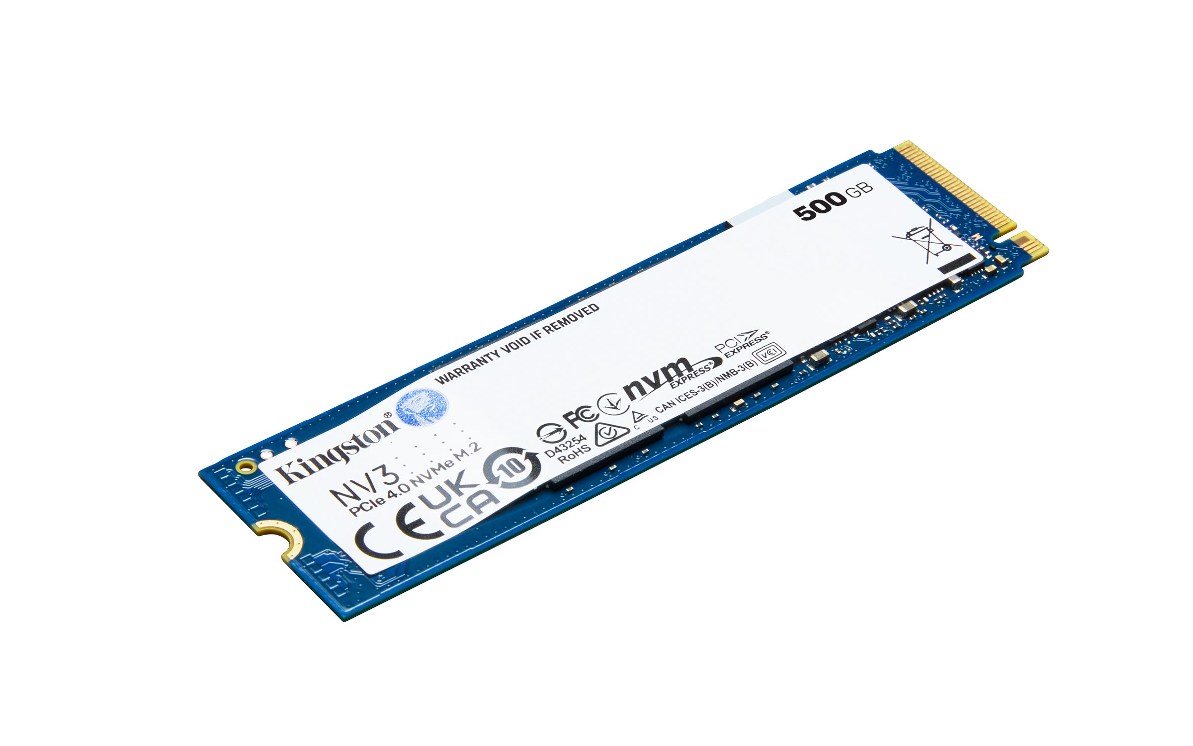 Kingston 500G NV3 M.2 2280 PCIe 4.0 NVMe SSD-0