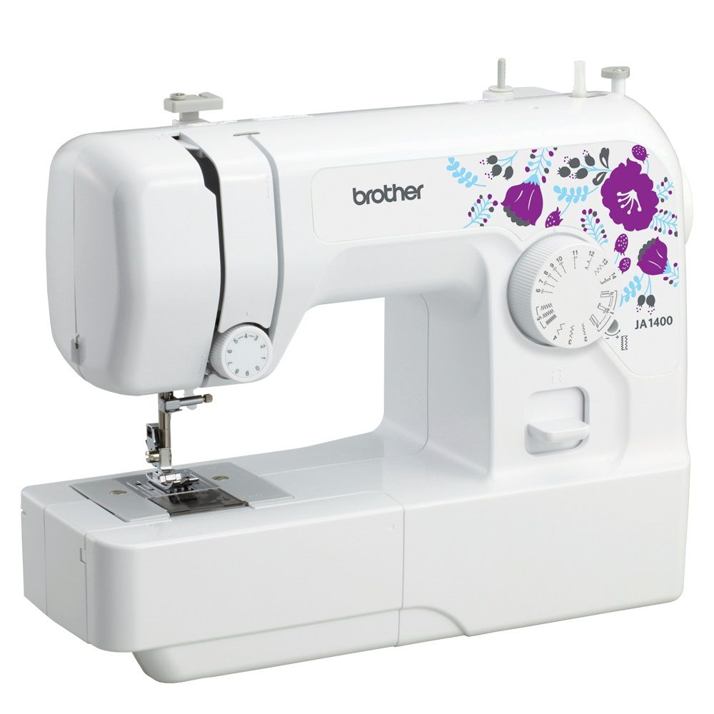 Brother JA1400 Basic Multi Purpose Sewing Machine (Purple)
