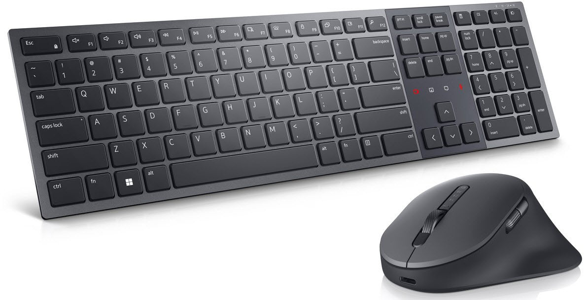 Dell Collaboration Keyboard and Mouse - KM900 - US International (QWERTY)-0