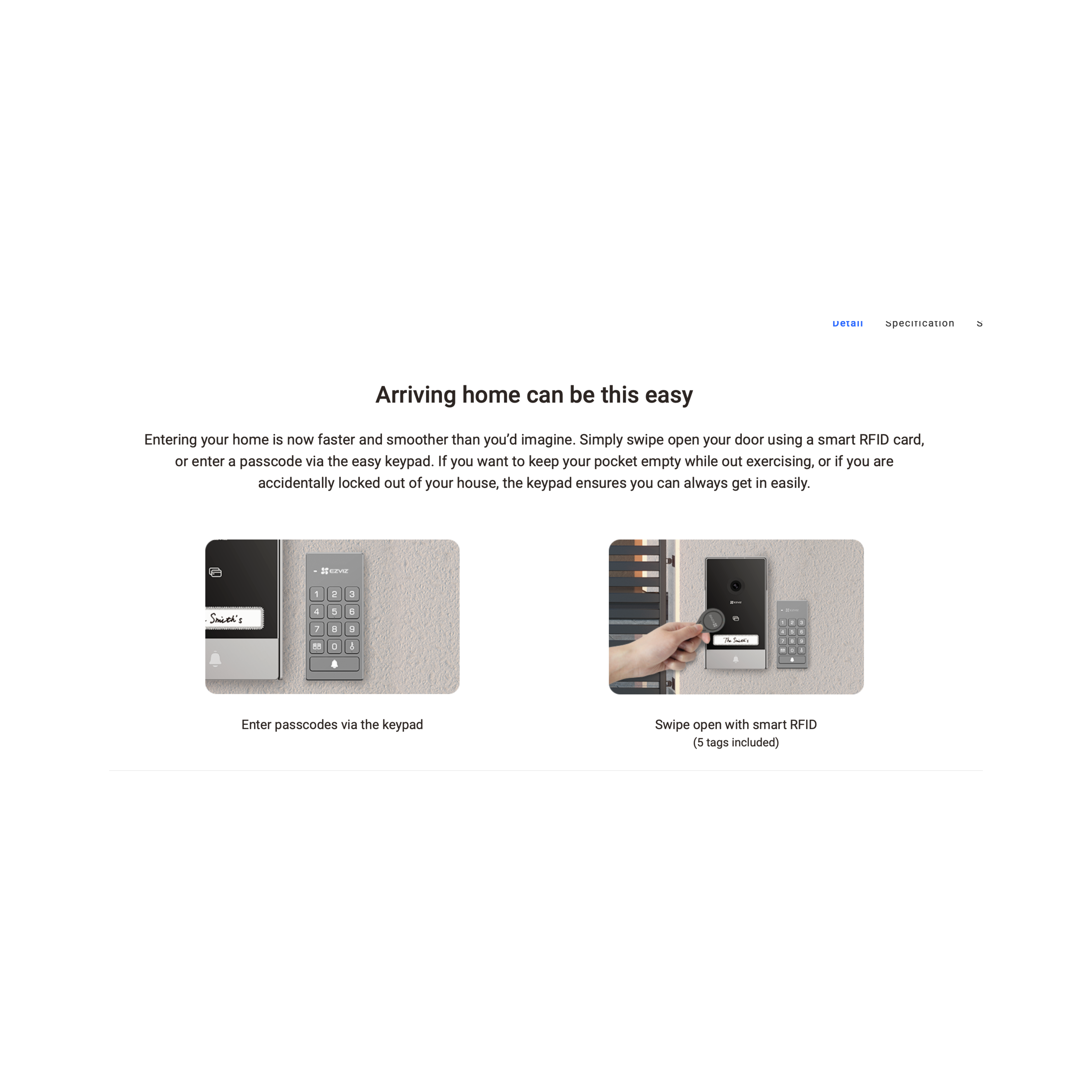 EZVIZ TP7 2K Smart Home Video Doorphone
