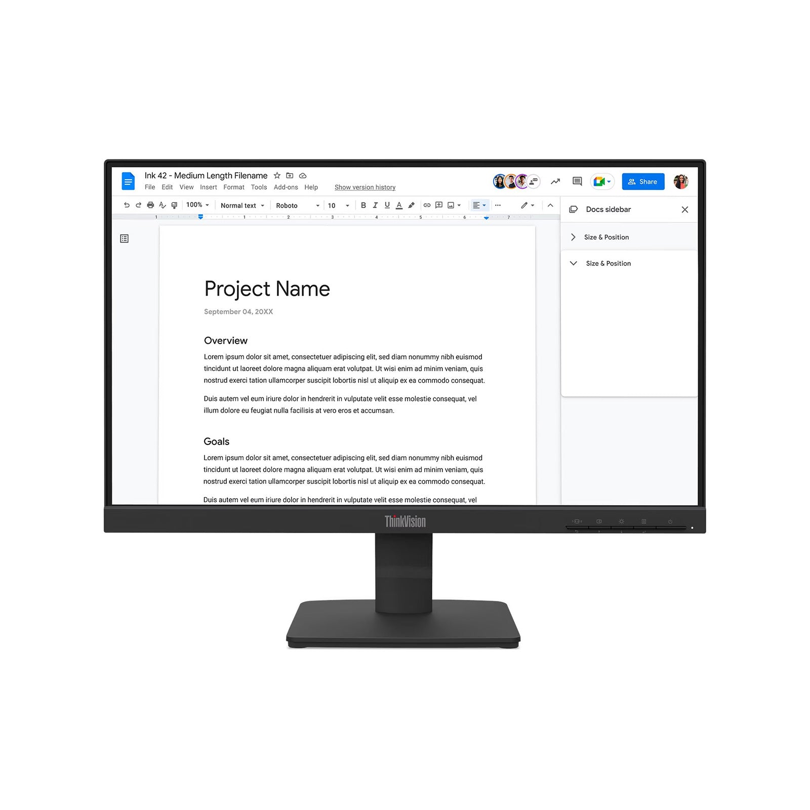 Lenovo ThinkVision S22-4e 21.5" IPS 100Hz Monitor-0
