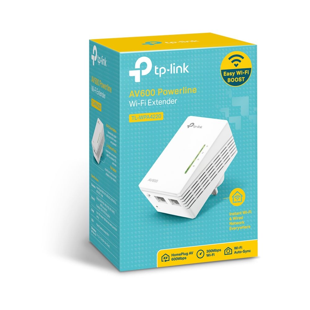 TP-Link TL-WPA4220 AV600 Powerline Wi-Fi Extender