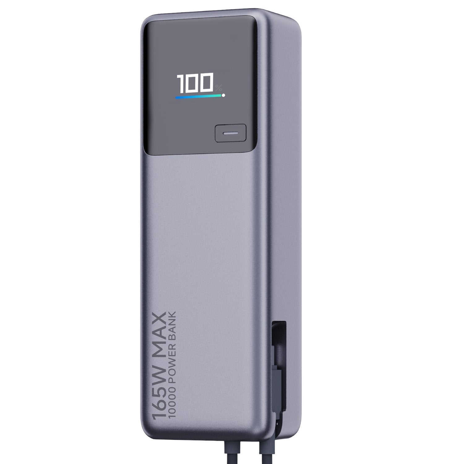 Xiaomi 165W Power Bank 10000mAh (Integrated Cable)-Silver-0