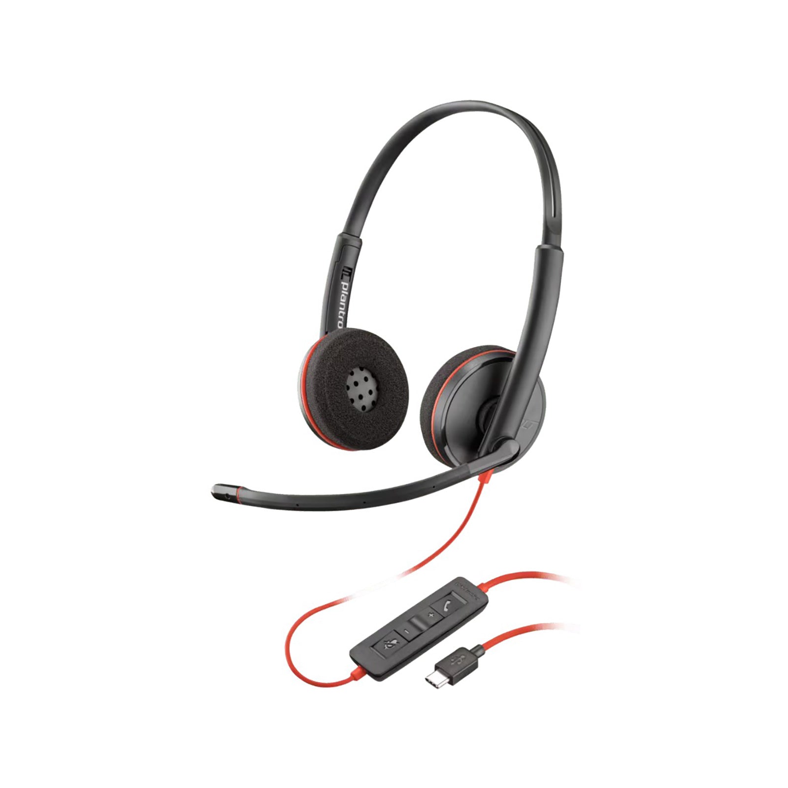 HP Poly Blackwire C3220 Binaural USB-C Wired Headset with Travel Case-0