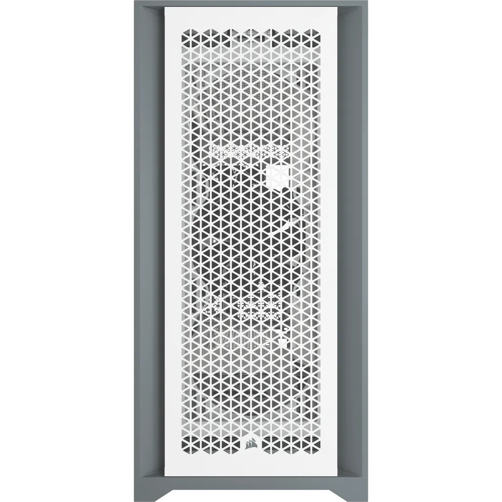 5000D Airflow Tempered Glass Mid-Tower; White - 4x3.5''; 2x2.5''; Up to 360mm Liquid Coolers - ATX Chassis