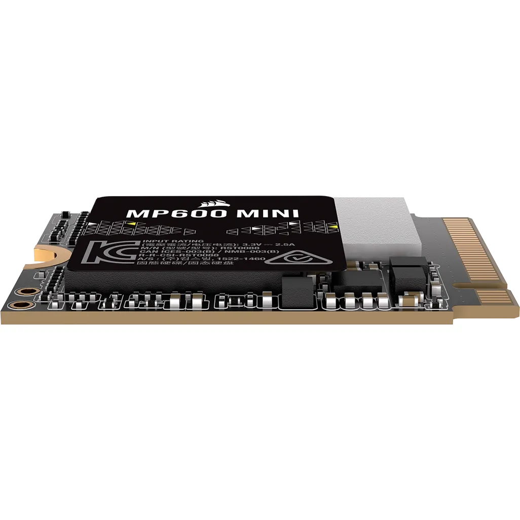 Corsair MP600 MINI 2TB M.2 NVMe PCIe Gen. 4 x4 SSD; Read Up To 5000MB/s; Write up to 3800MB/s