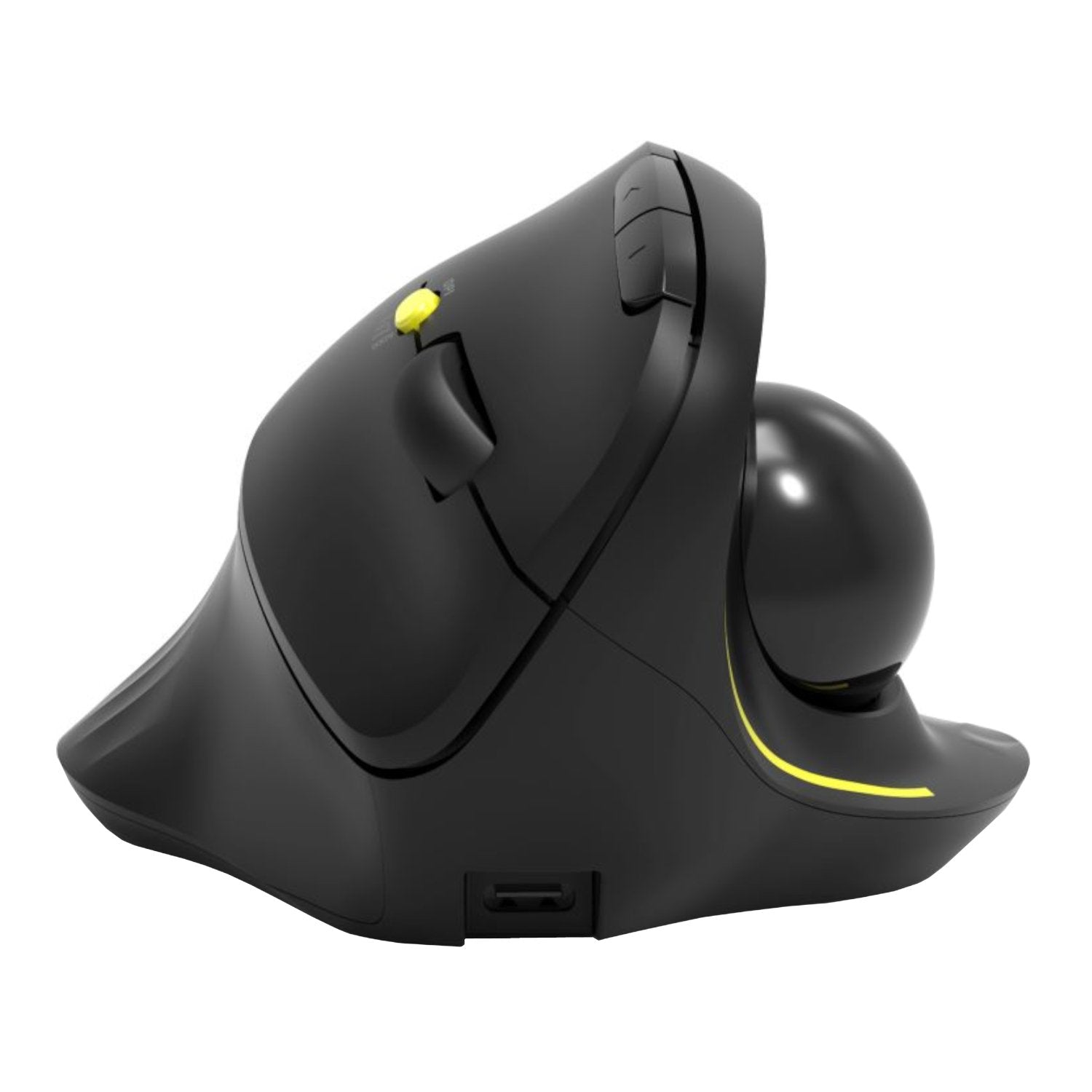 Port Connect Bluetooth + Wireless Rechargeable Ergonomic Trackball Mouse-2