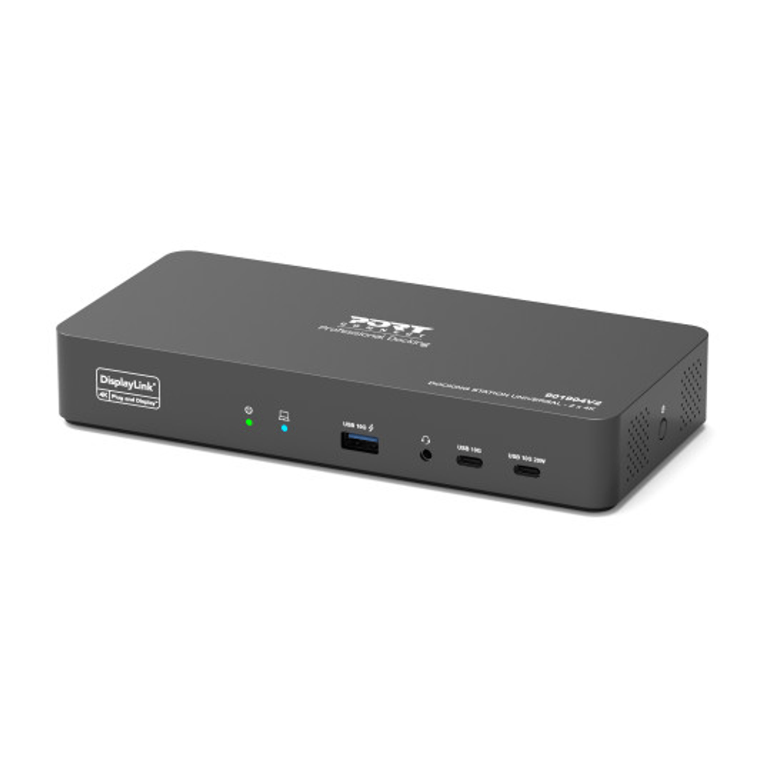 PORT2 x 4K USB-C desktop docking station 11 peripherals 96W-8