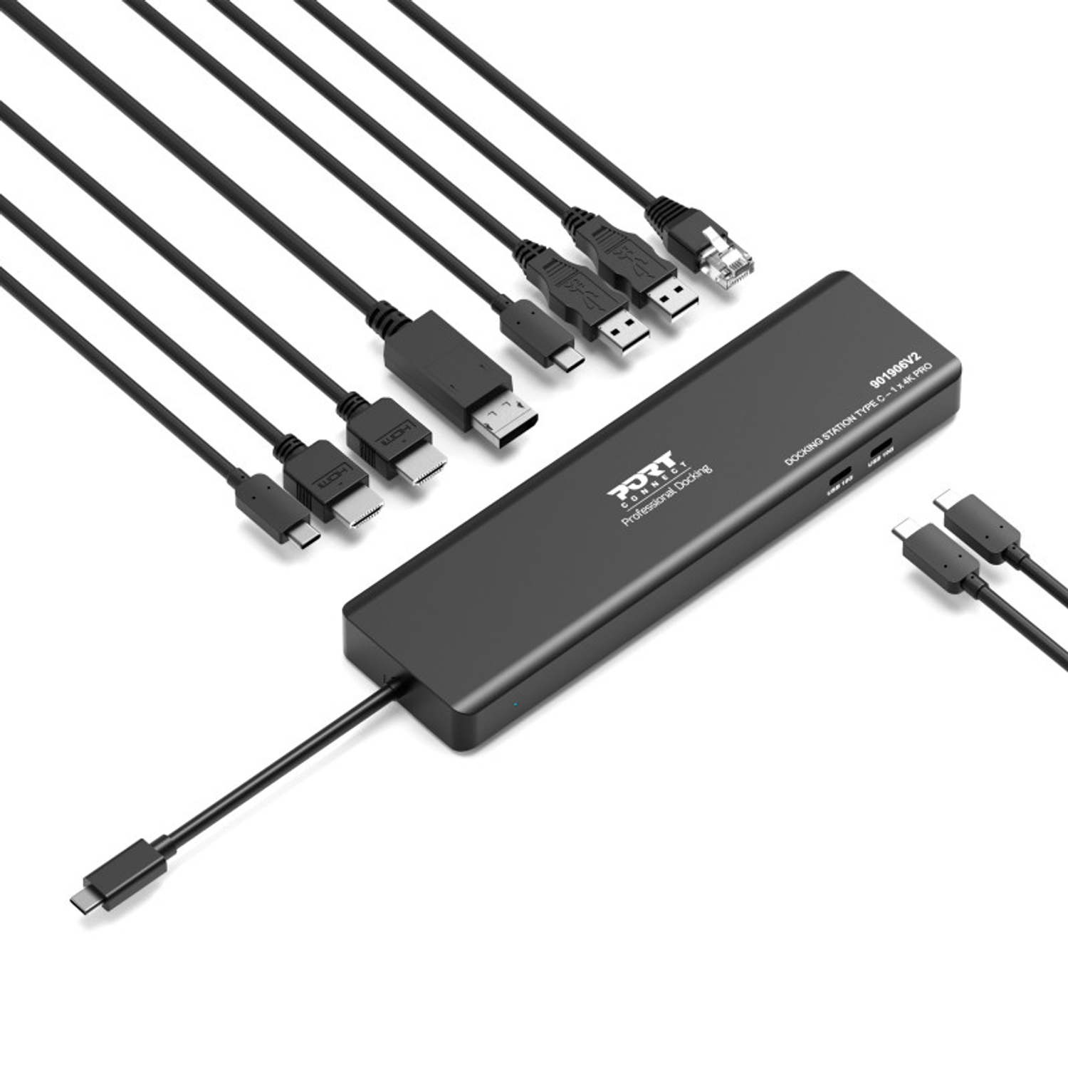 PORT Mobile docking station 1 X 4K USB-C 9 devices 100W-1